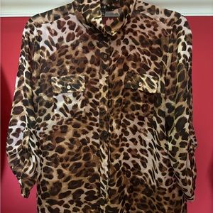 Leopard  Blouse